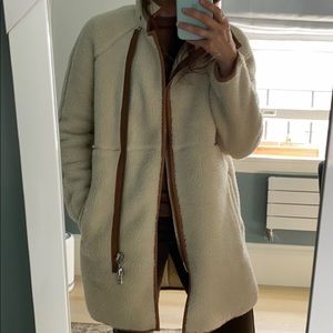 Madewell Sherpa teddy bear coat size xxs